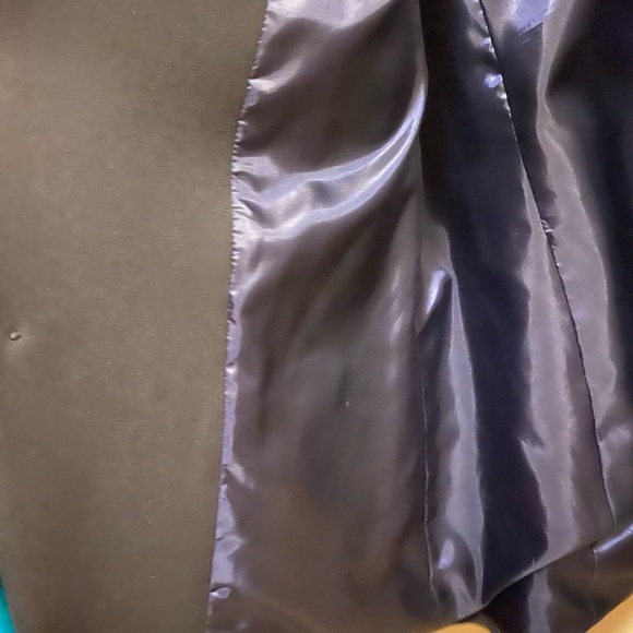 LAVEER blazer Navy with tie dye sleeves, size 6 - Picture 9 of 11